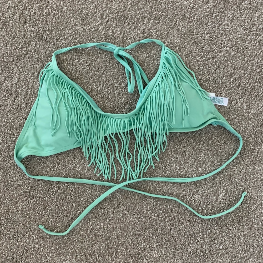 Fringe bikini top